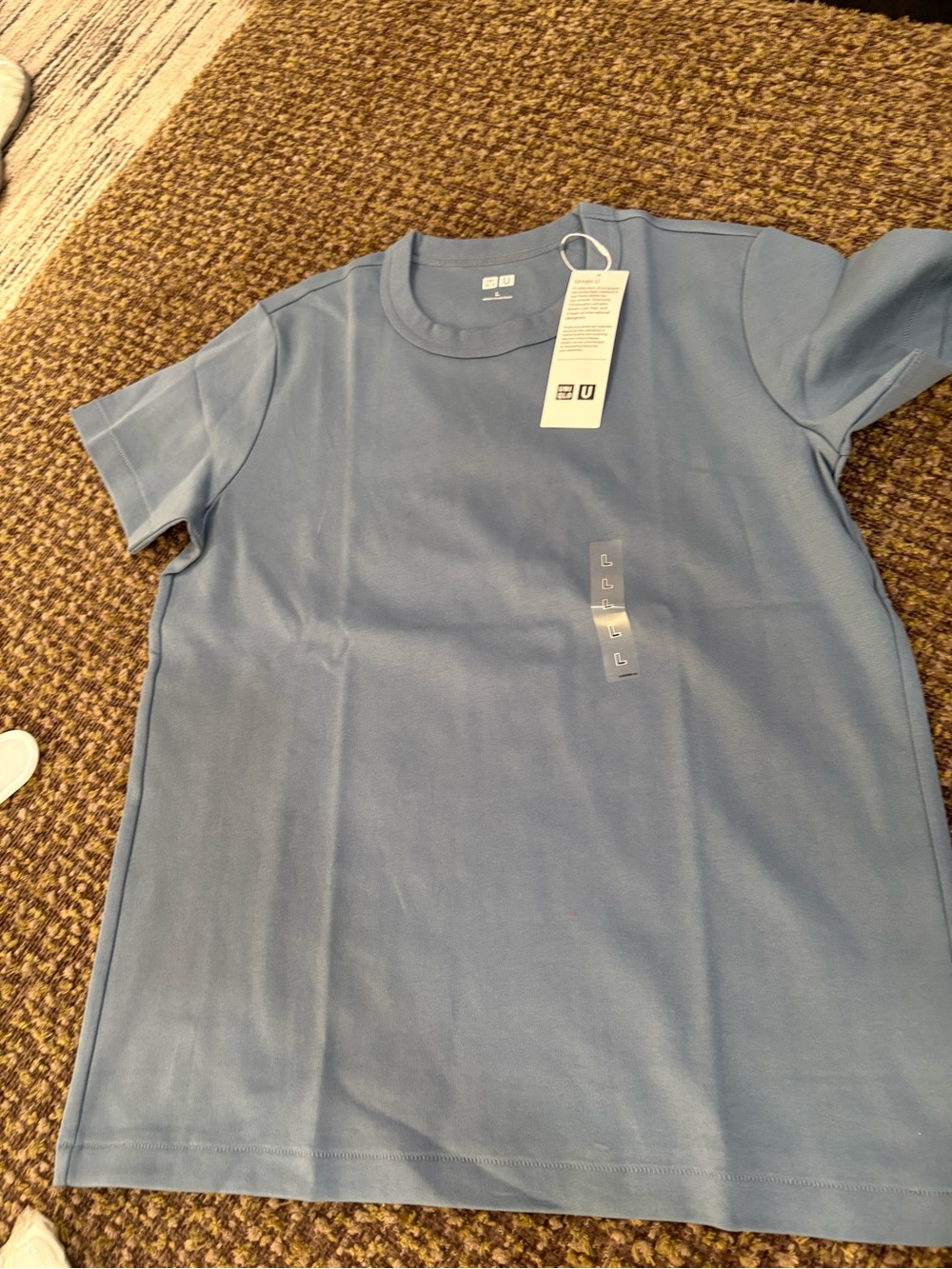Bundle of Uniqlo Short Sleeve Crew Neck Tee - Blue & White - Picture 4 of 6